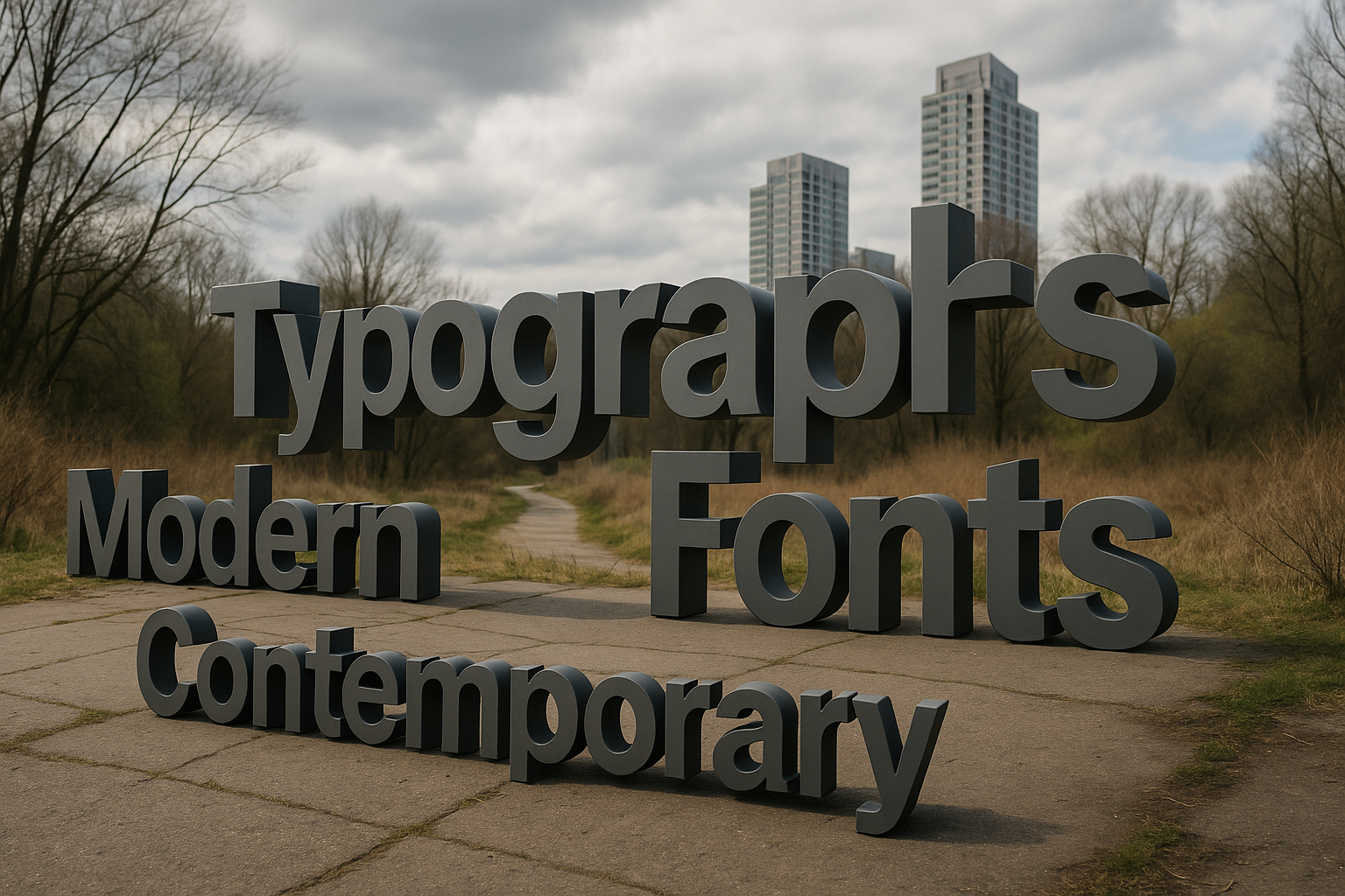 police d'écriture moderne