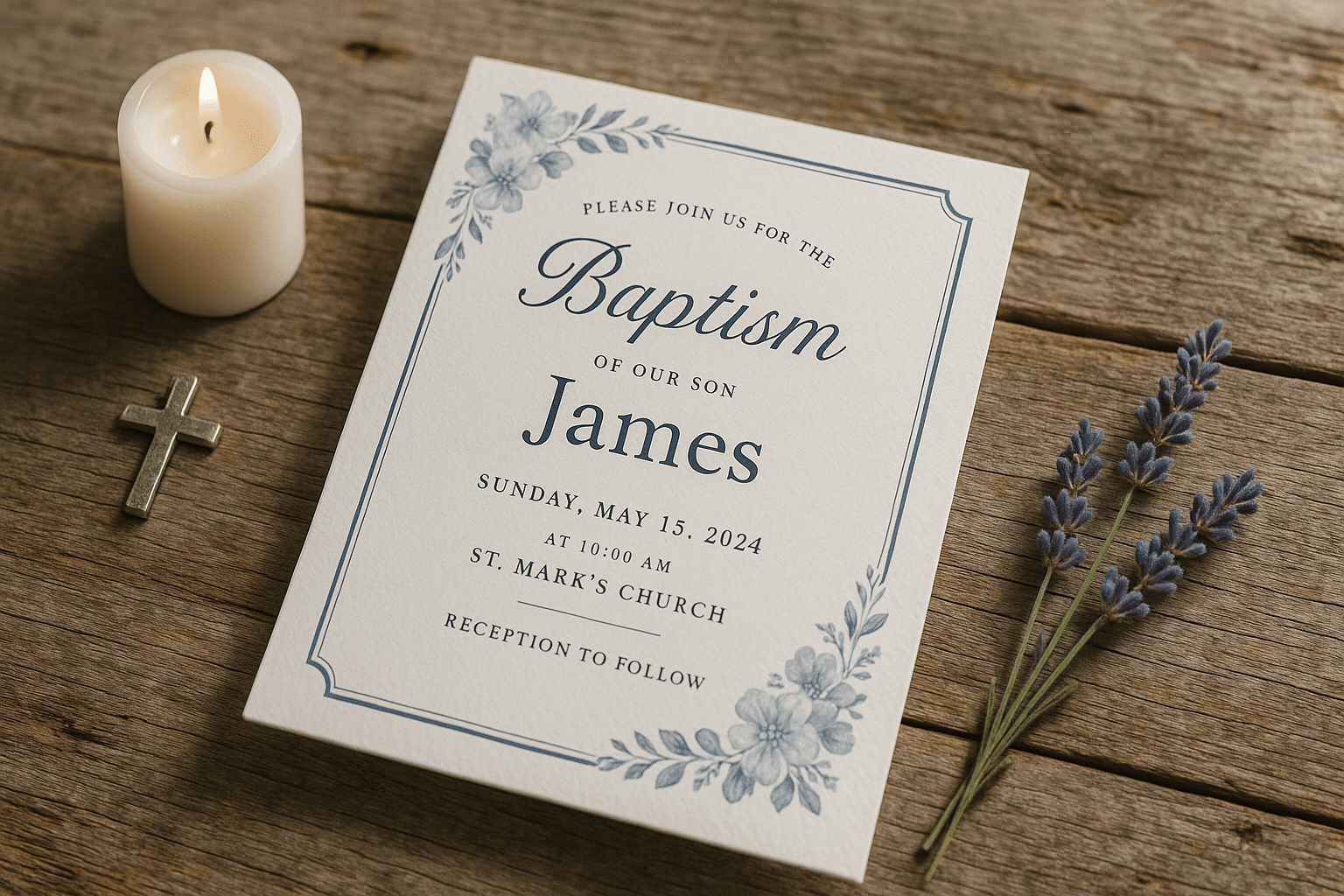 Faire-part baptême garçon : modèles modernes, textes et checklist d’envoi